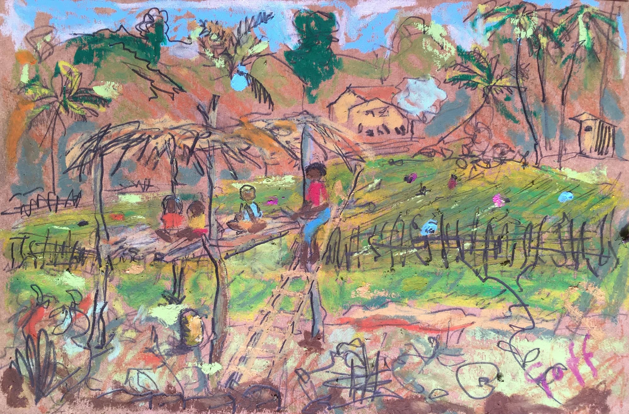 Tranquil Violet Journey