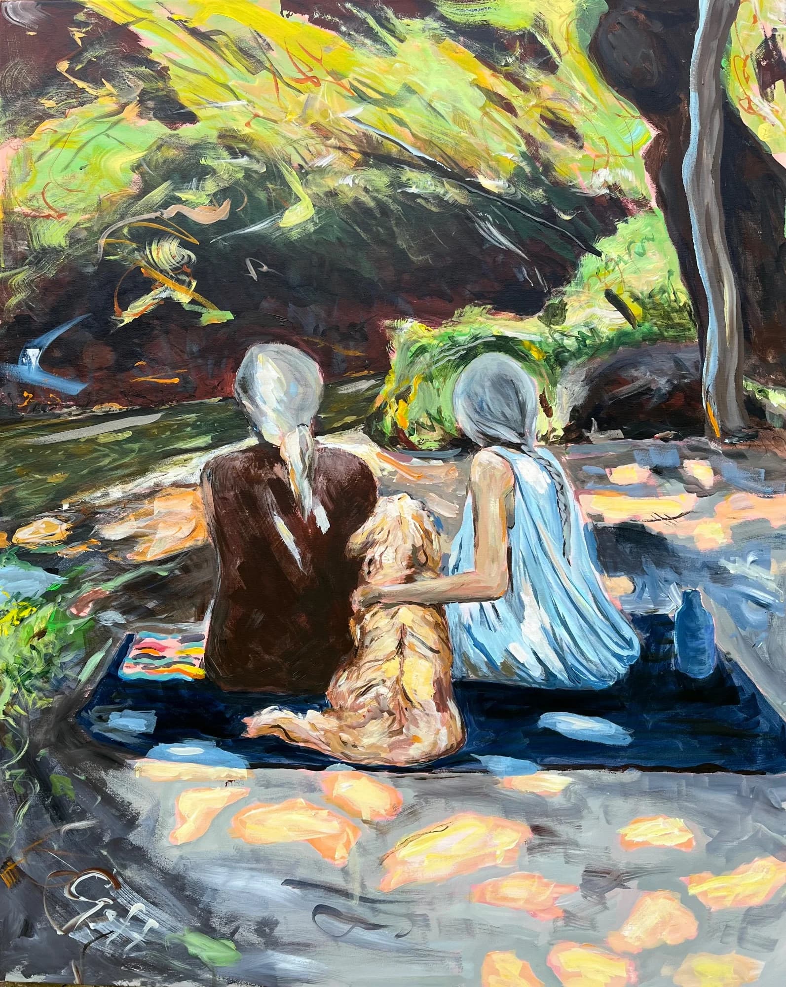'Together, By the River Teign'